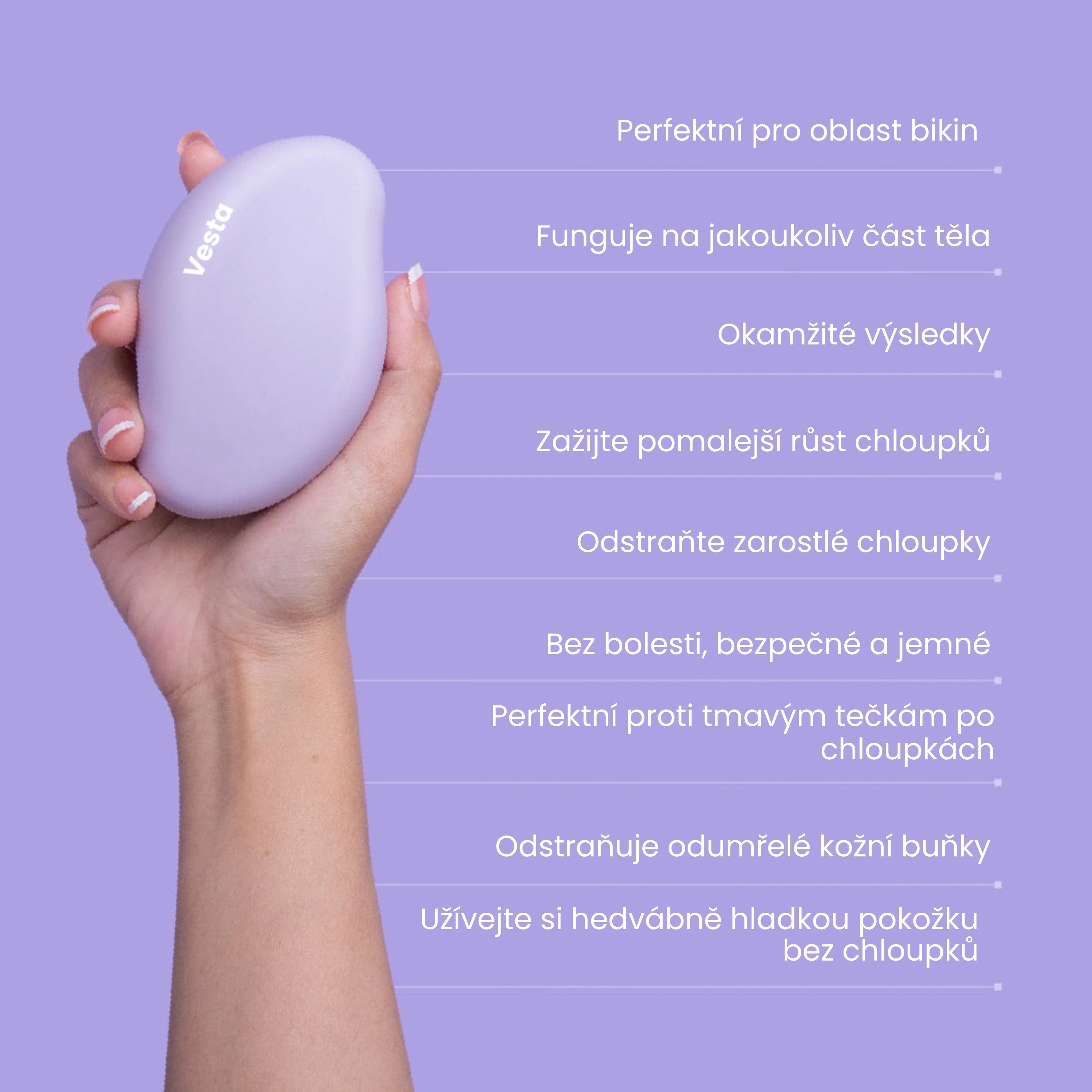 Vesta Crystal Hair Eraser